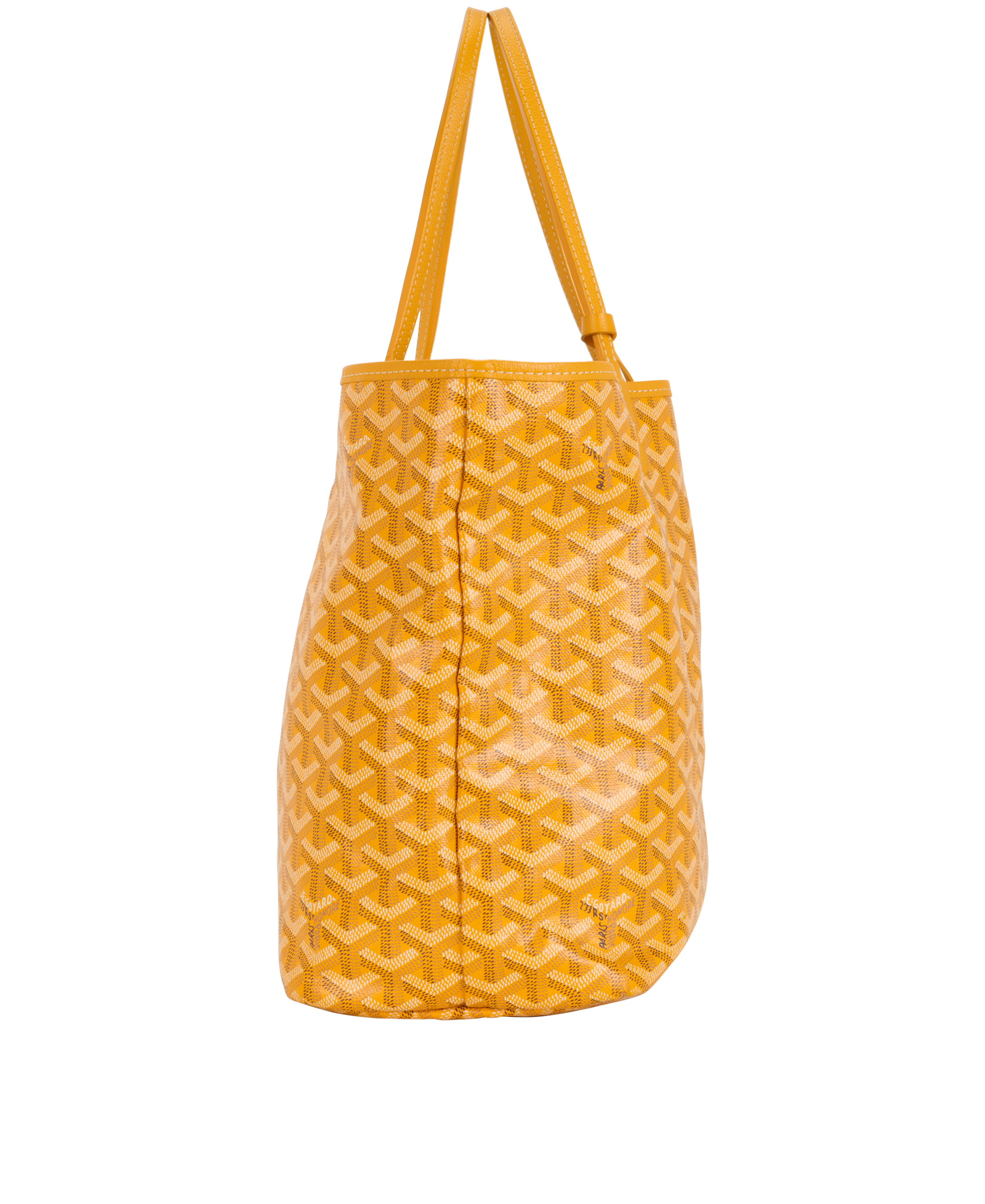 Saint Louis PM, &pound;1,250, Handbags, Yellow, Canvas, Side view